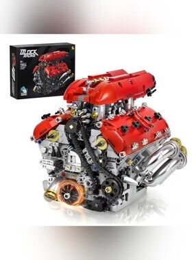 Block Racing V8 Lego Kit